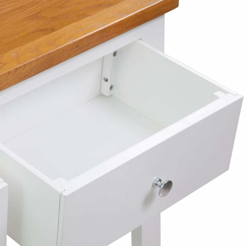 Solid Oak Wood Console Table Y327008