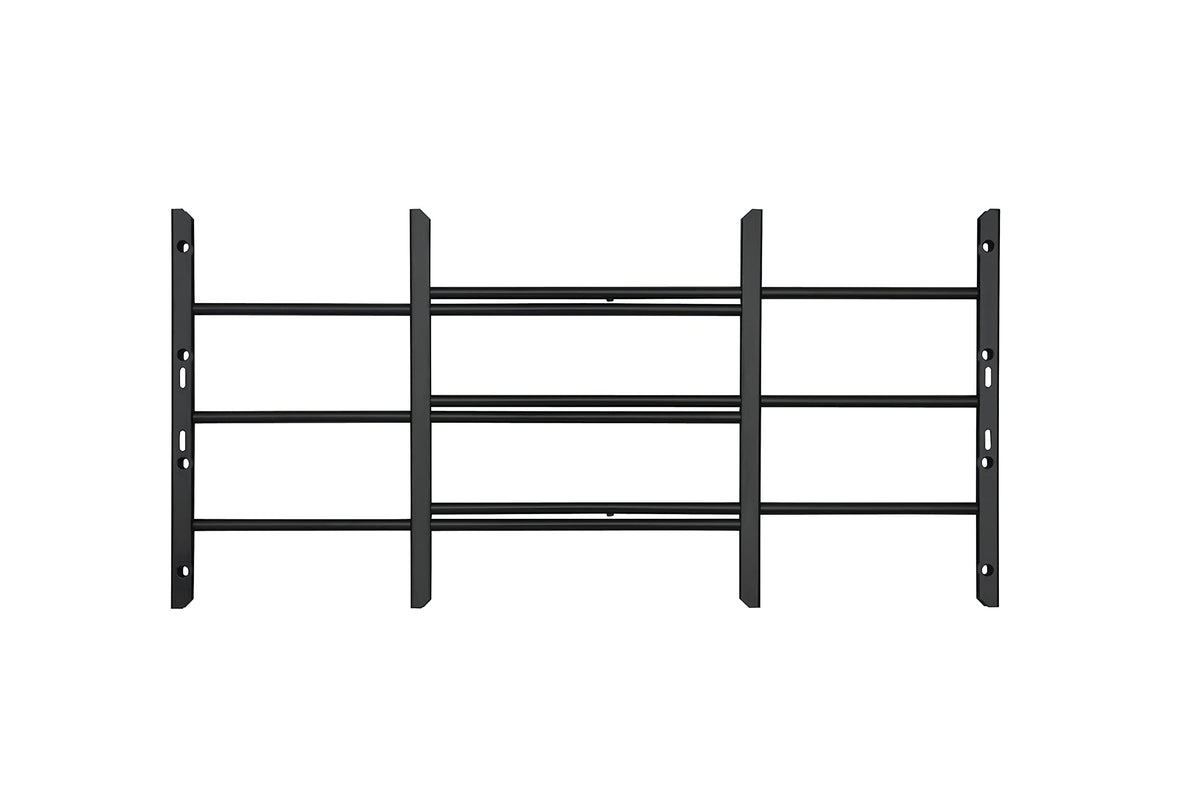 Black Adjustable Window Security Bars P95434