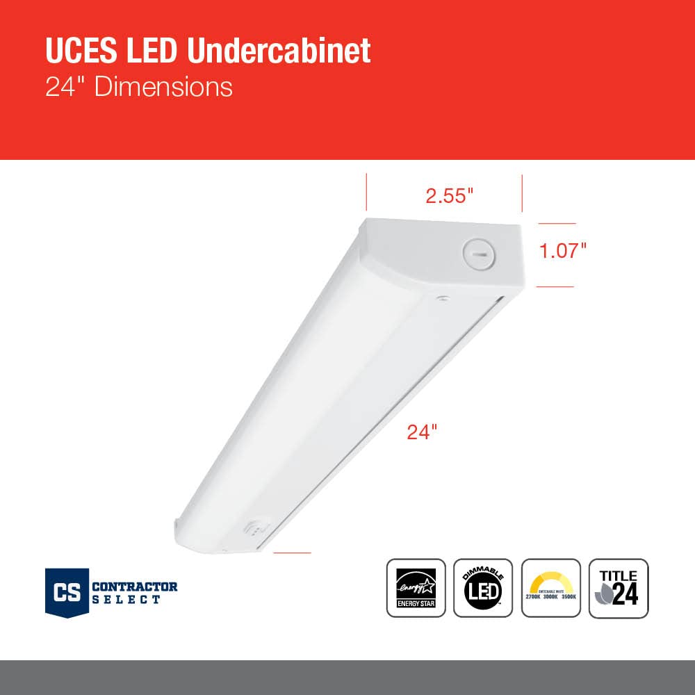 24 Inch Dimmable LED Under Cabinet Lighting P365
