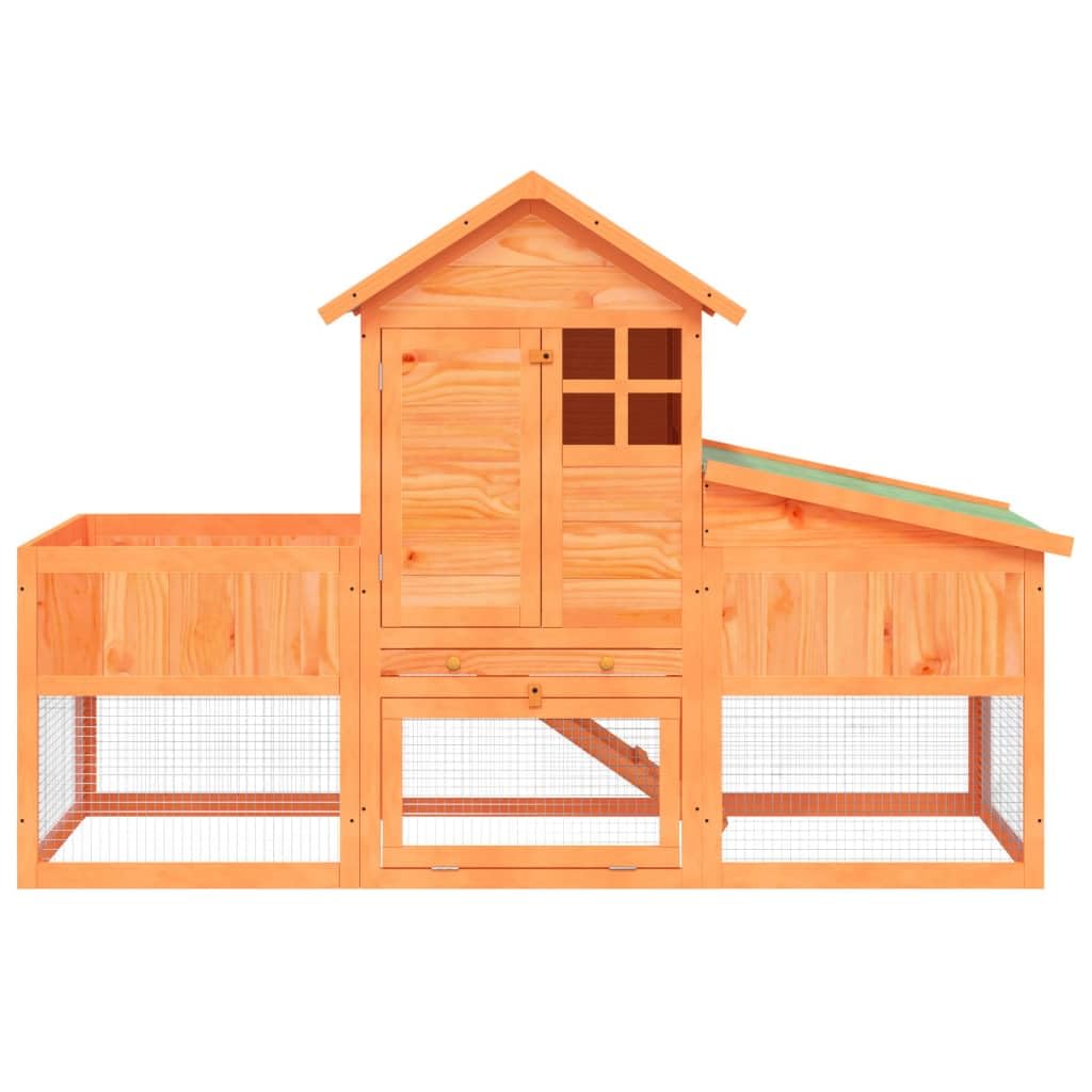 2-Tier Wooden Rabbit Hutch D1584