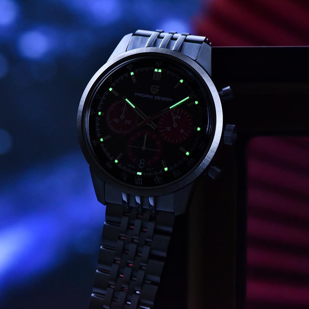 41MM Stainless Steel Chronograph Watch I3129
