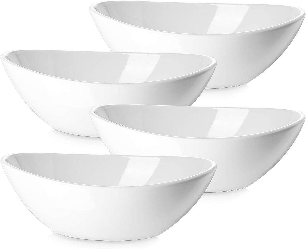 9.25" Oval Serving Bowls Set of 4 S688