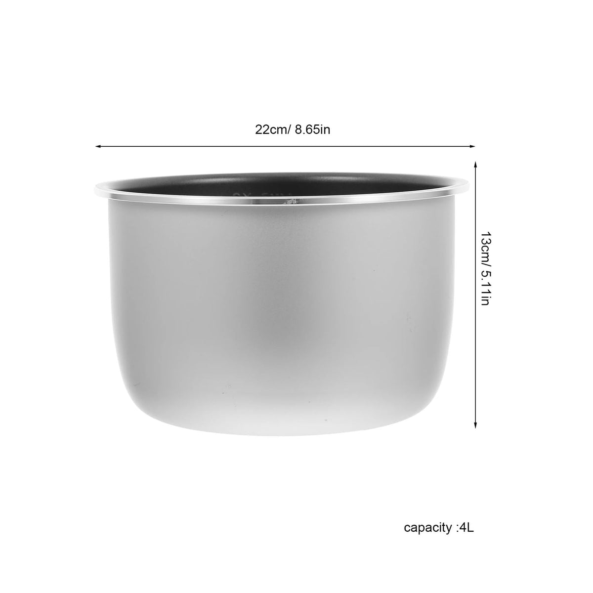 Stainless Steel Nonstick Electric Pressure Cooker Inner Pot 2L C9589