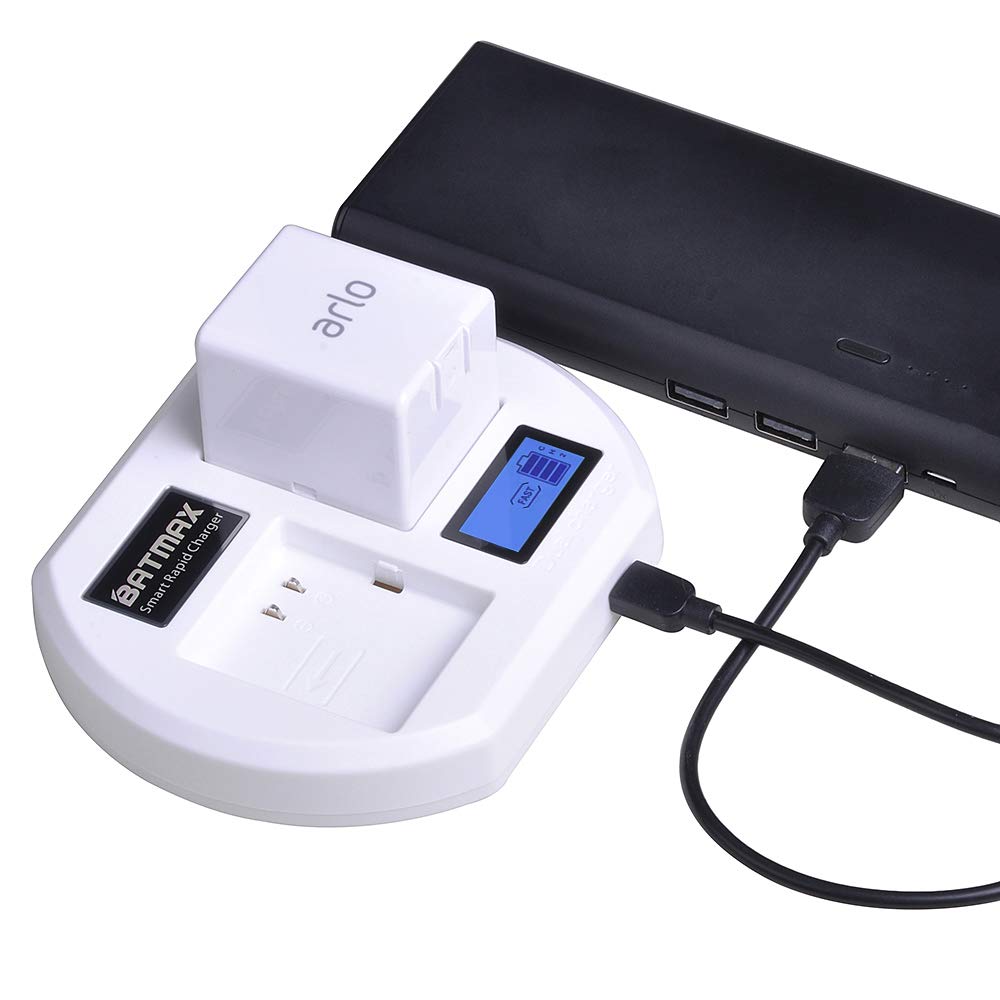 LCD USB Dual Battery Charging Station V259