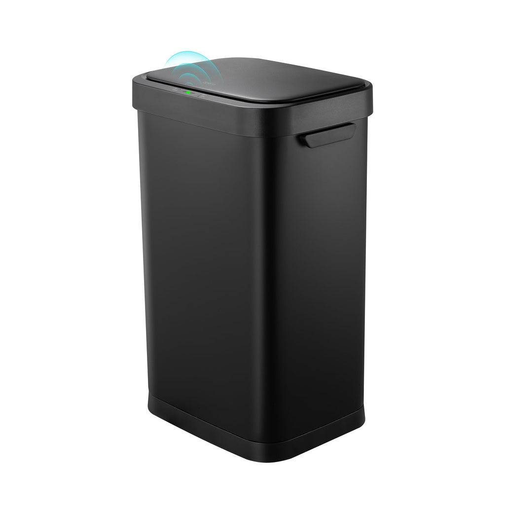 13 Gallon Touchless Stainless Steel Trash Can Q1563