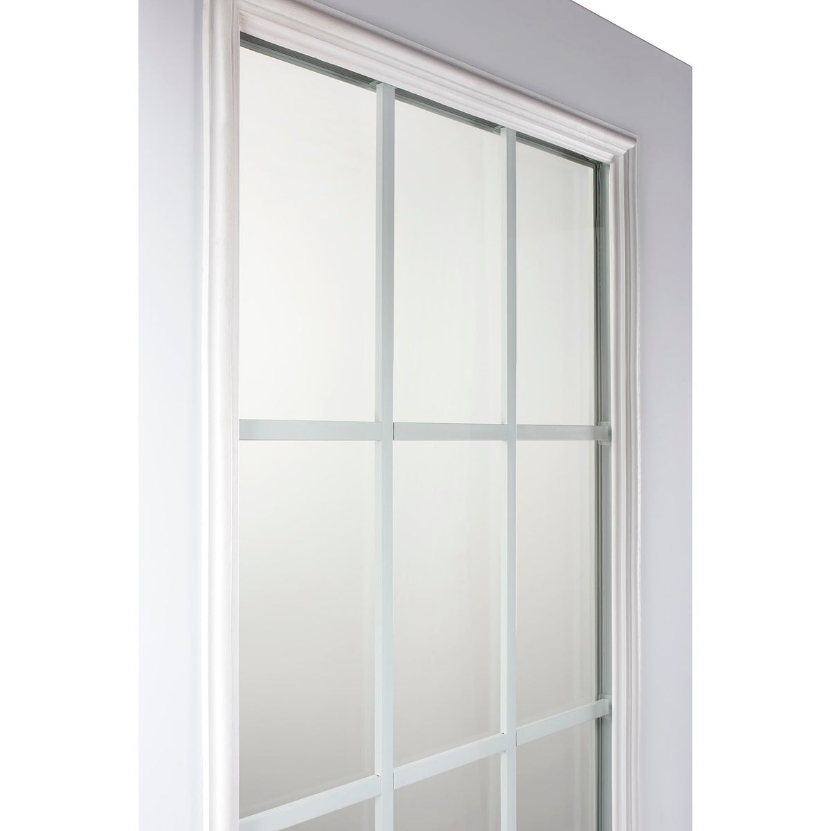 Steel Primed Left Hand Outswing Prehung Door Full Lite 36"x80" V16915