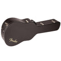 Black Flat-Top Dreadnought Acoustic Guitar Case with 1-inch Foam Padding Q209398