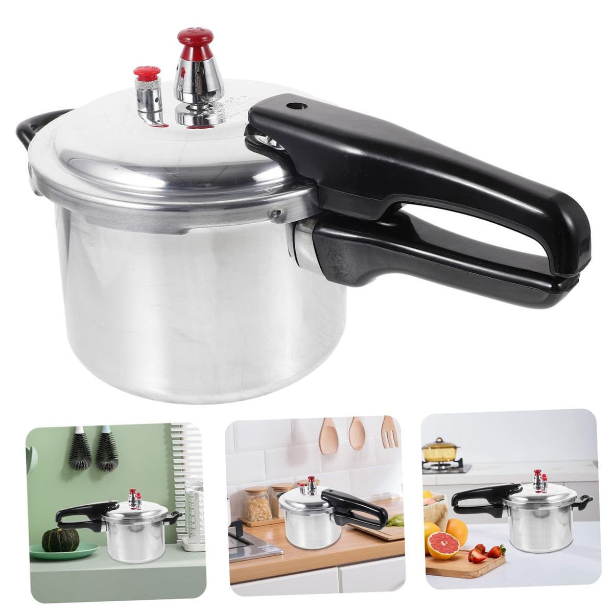 Pressure Cooker Kitchen Pot with Ergonomic Handle J83272