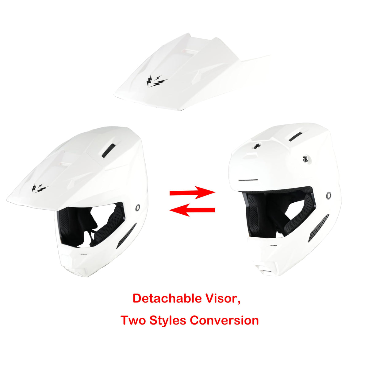 Youth Motocross Helmet with Goggles and Gloves C614