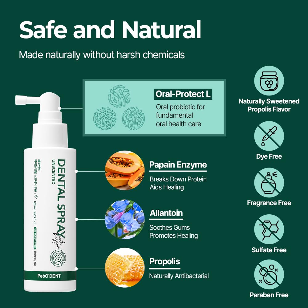 Enzymatic Dental Spray for Dogs and Cats 4.05 fl.oz H407