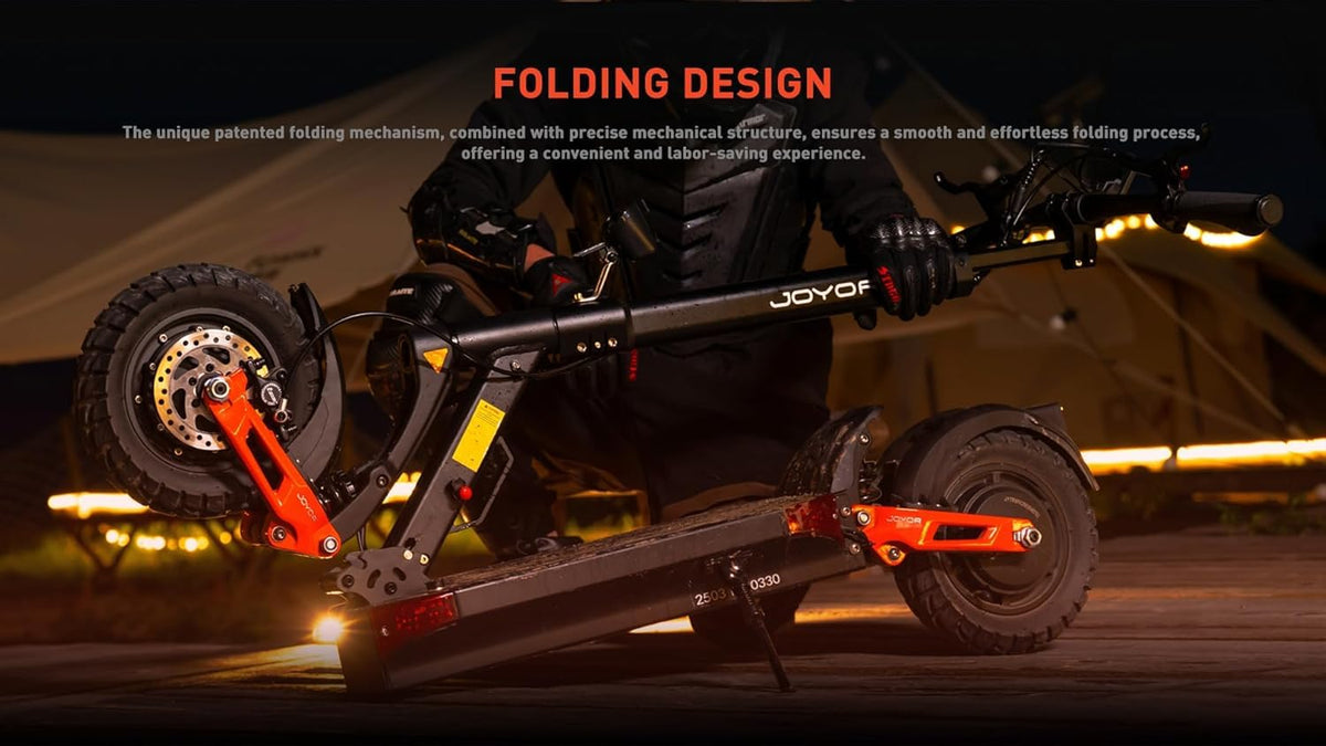 3000W Dual Motor 10" Tires Folding Electric Scooter Q700913