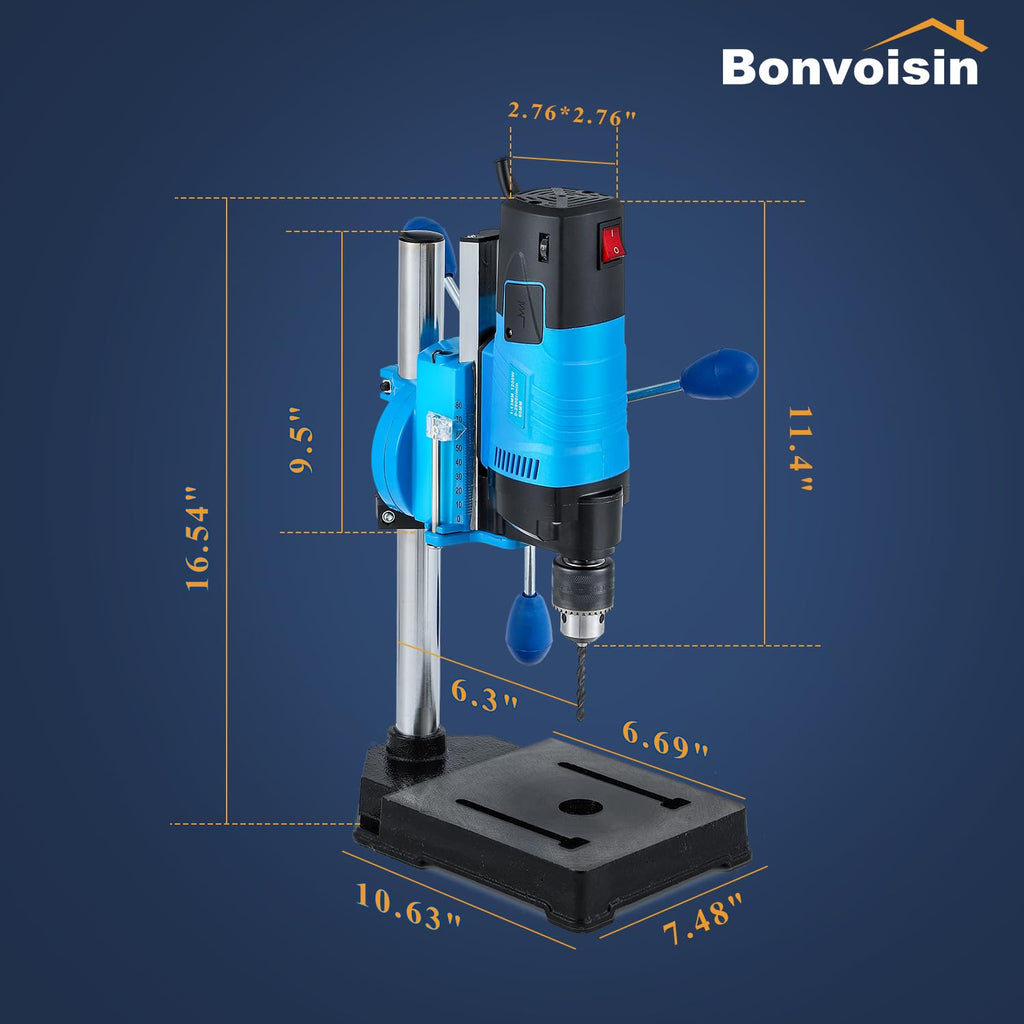 Mini Benchtop Drill Press 6 Variable Speed 1200W B143