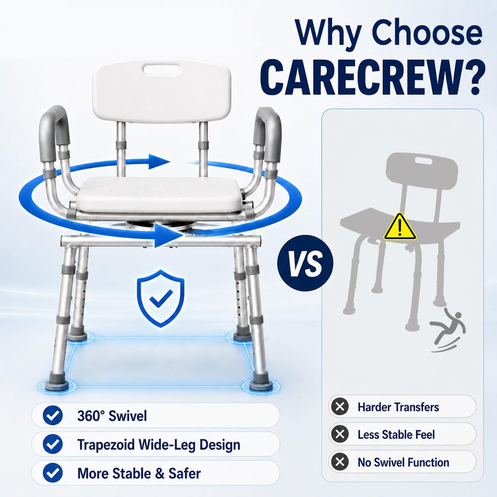 Adjustable Swivel Shower Chair Q270