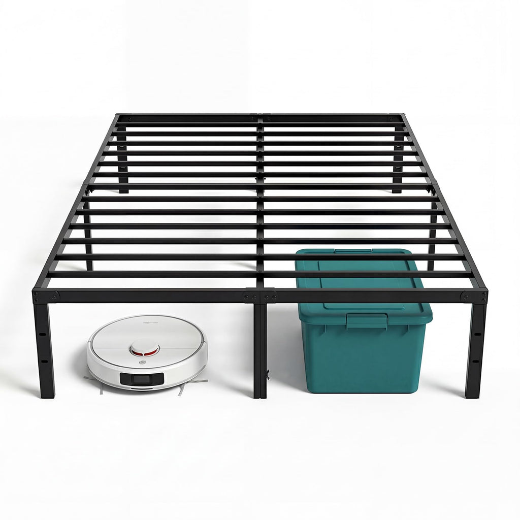 Queen Size 18 Inch Metal Platform Bed Frame Y740