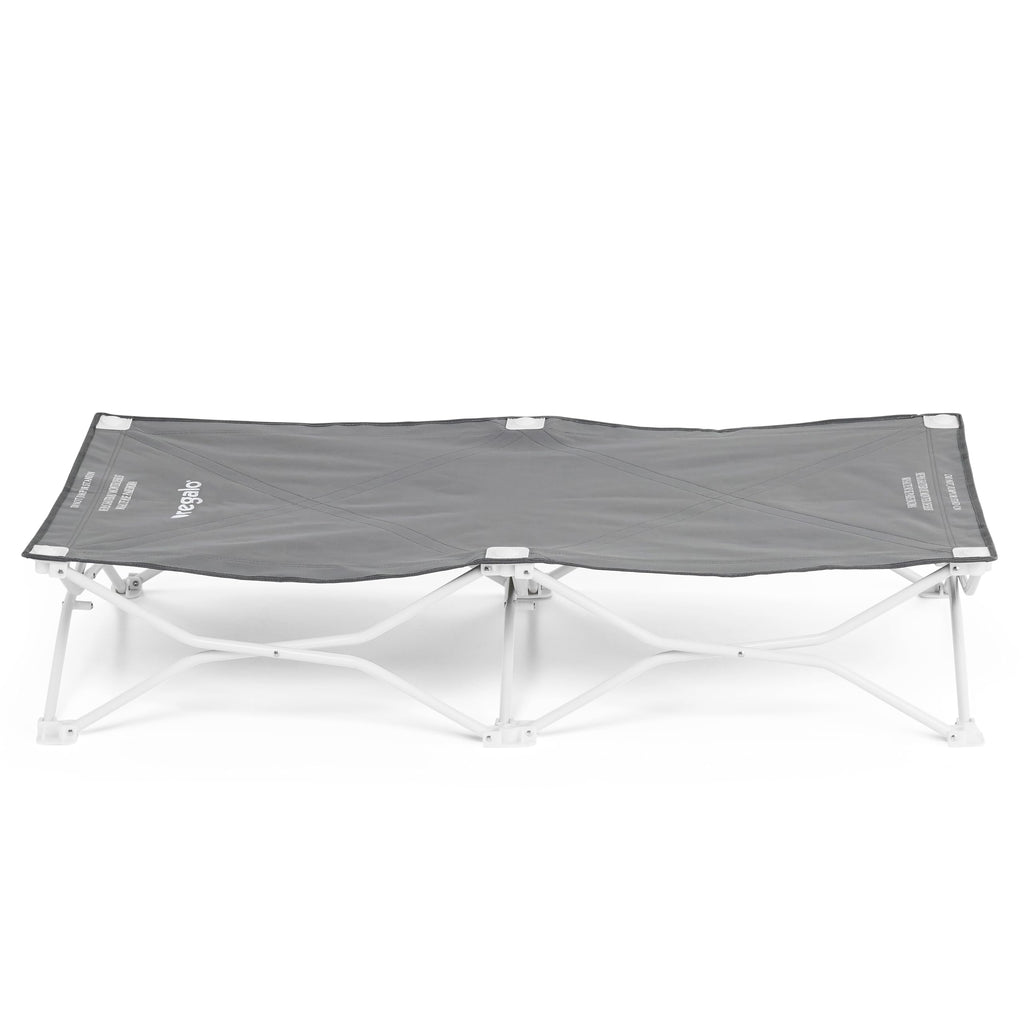 Portable Toddler Cot, Foldable Lightweight Travel Bed, Gray Z2440