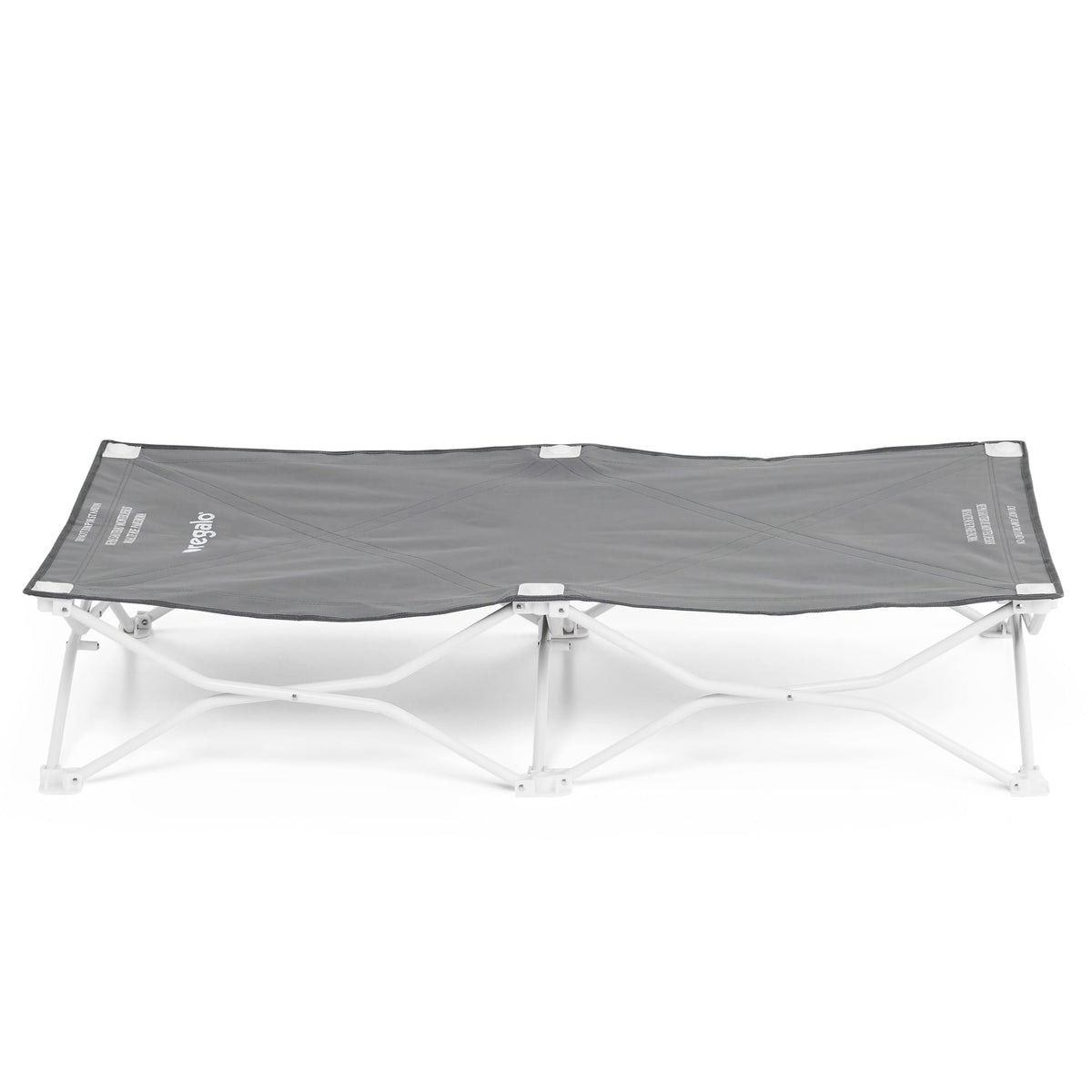 Portable Toddler Cot, Foldable Lightweight Travel Bed, Gray Z2440