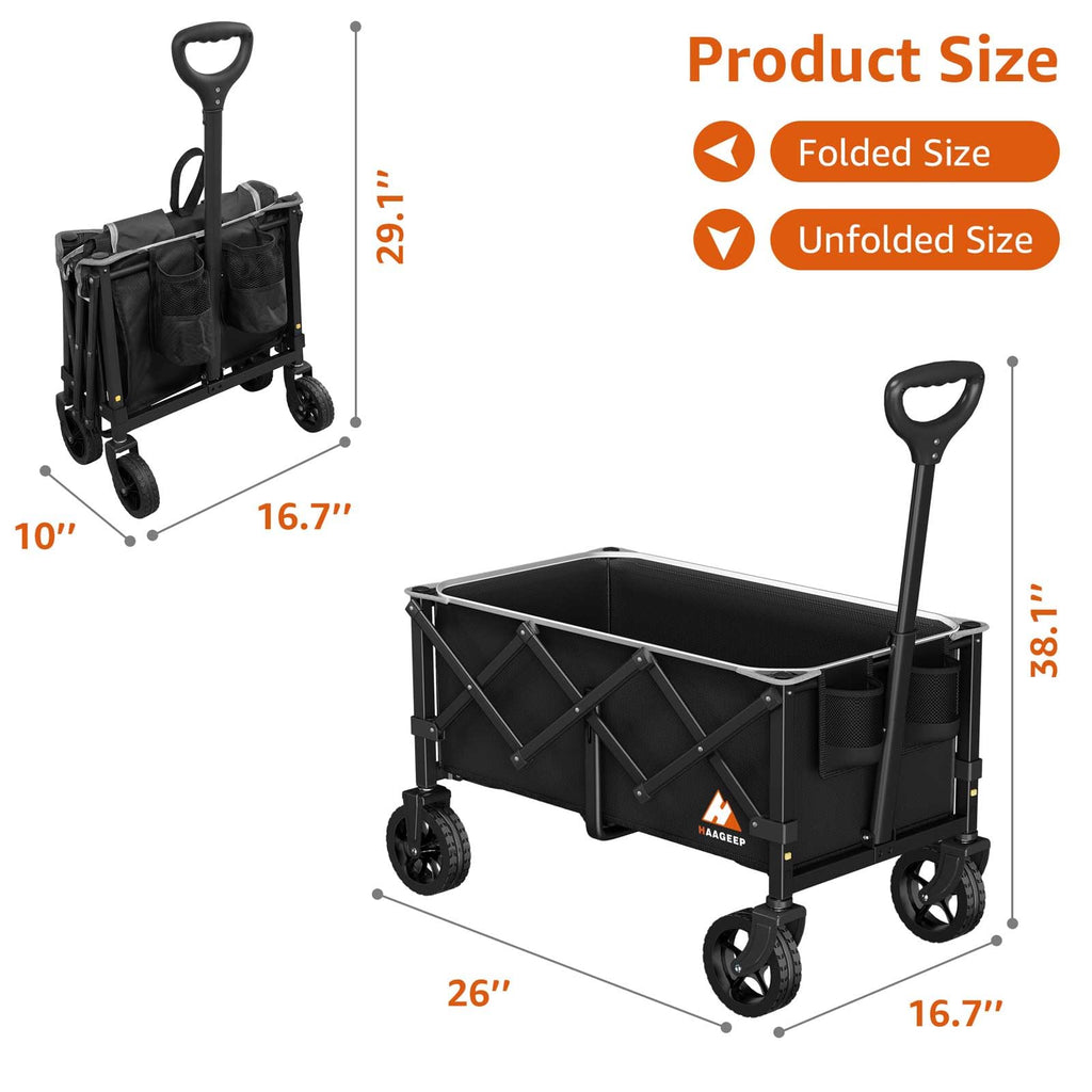 Collapsible Wagon Cart with Wheels U948319