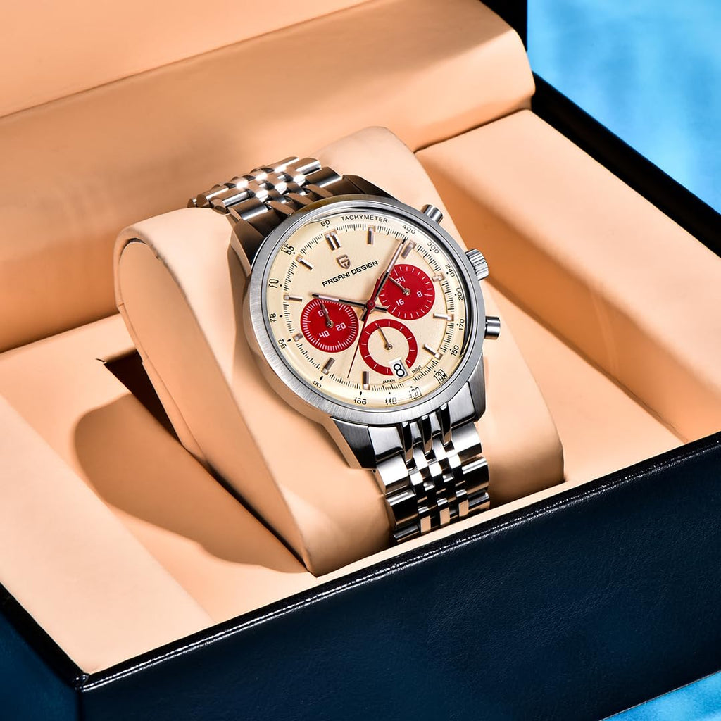 41MM Stainless Steel Chronograph Watch I3129