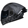 Full Face Flip Up Motorcycle Helmet Dual Visor DOT Approved A7639