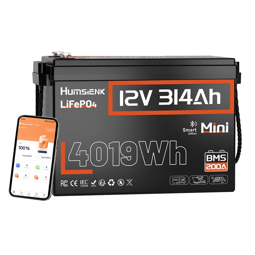12V 300Ah LiFePO4 Lithium Battery with Bluetooth E661