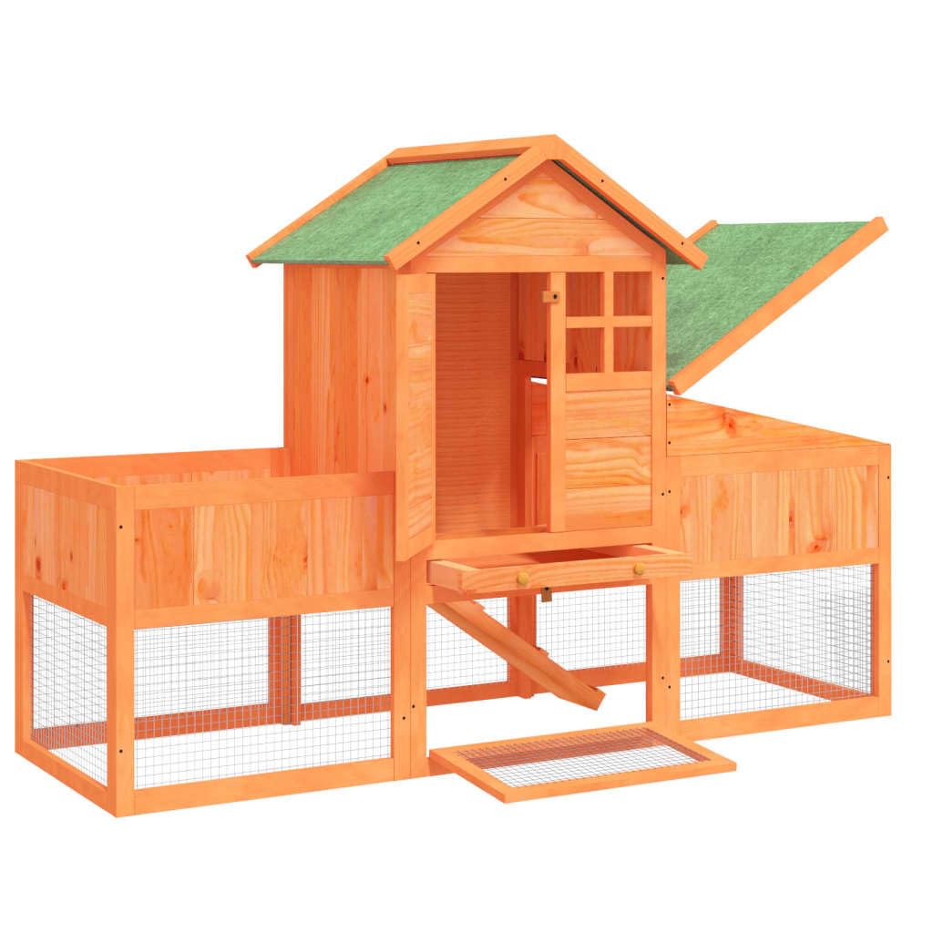 2-Tier Wooden Rabbit Hutch D1584