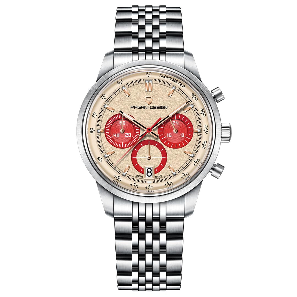 41MM Stainless Steel Chronograph Watch I3129