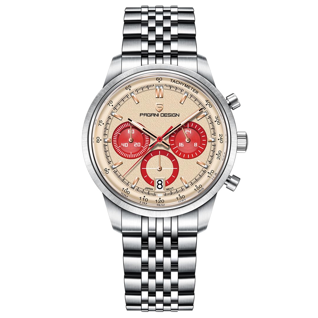 41MM Stainless Steel Chronograph Watch I3129