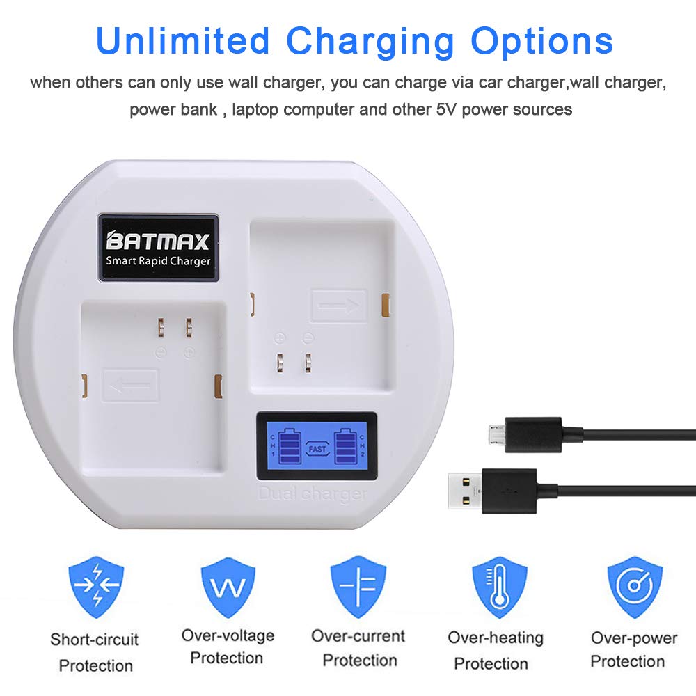 LCD USB Dual Battery Charging Station V259