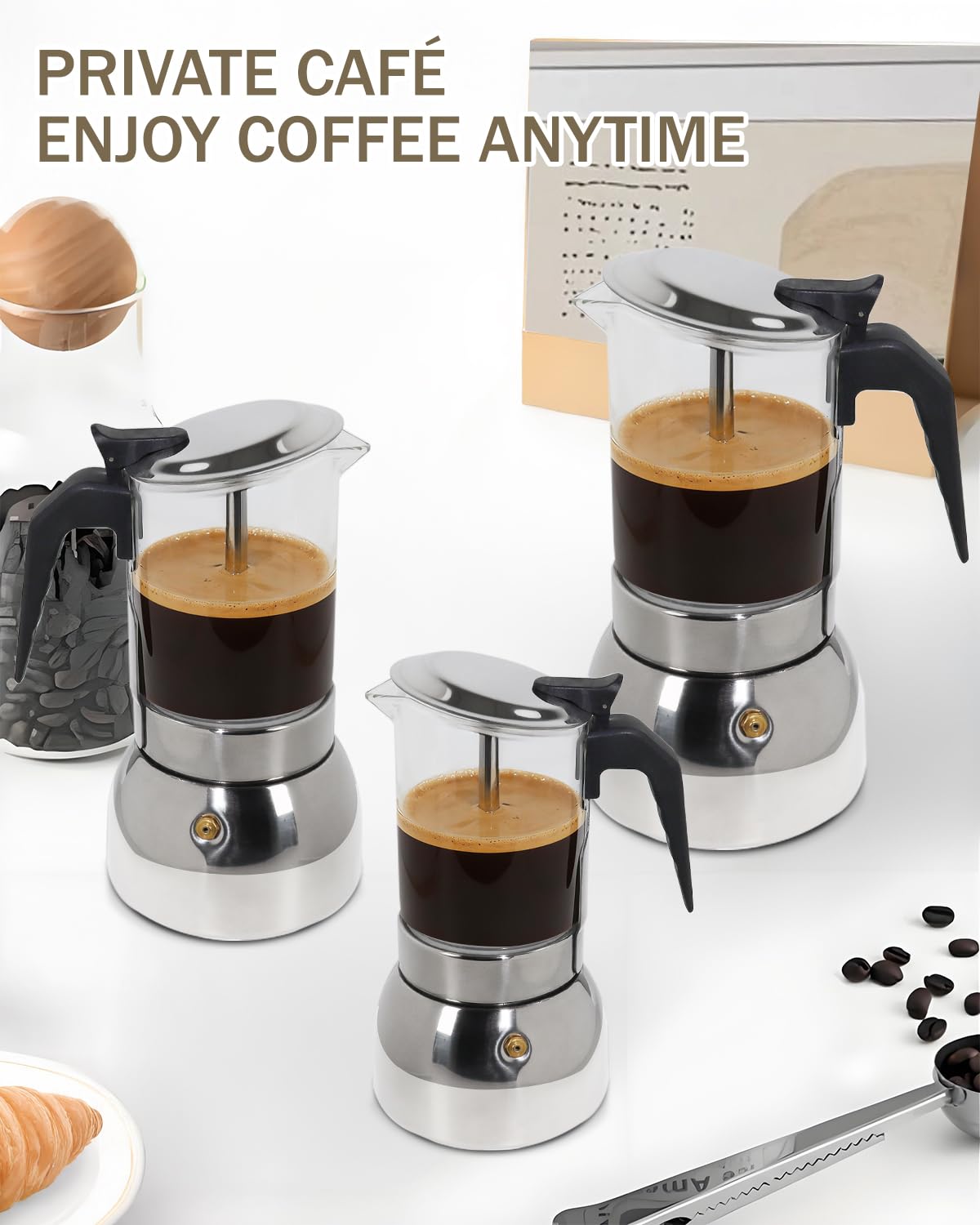 9 Cup 15 oz Stovetop Espresso Moka Pot R94016
