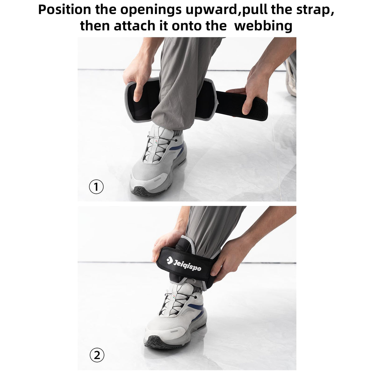 Adjustable Ankle Weights 1 Pair Removable Weight Y952