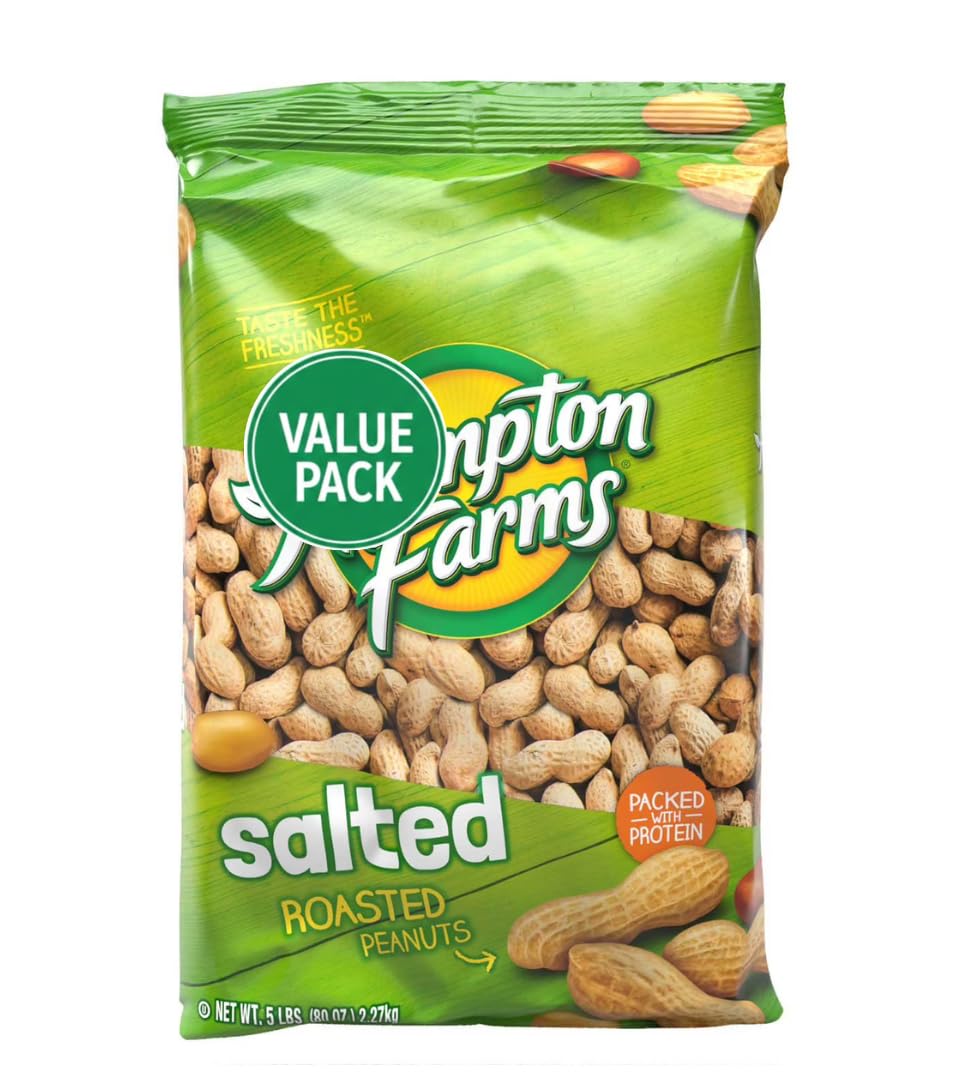 Salted In-Shell Peanuts 5 lb Bag M1802