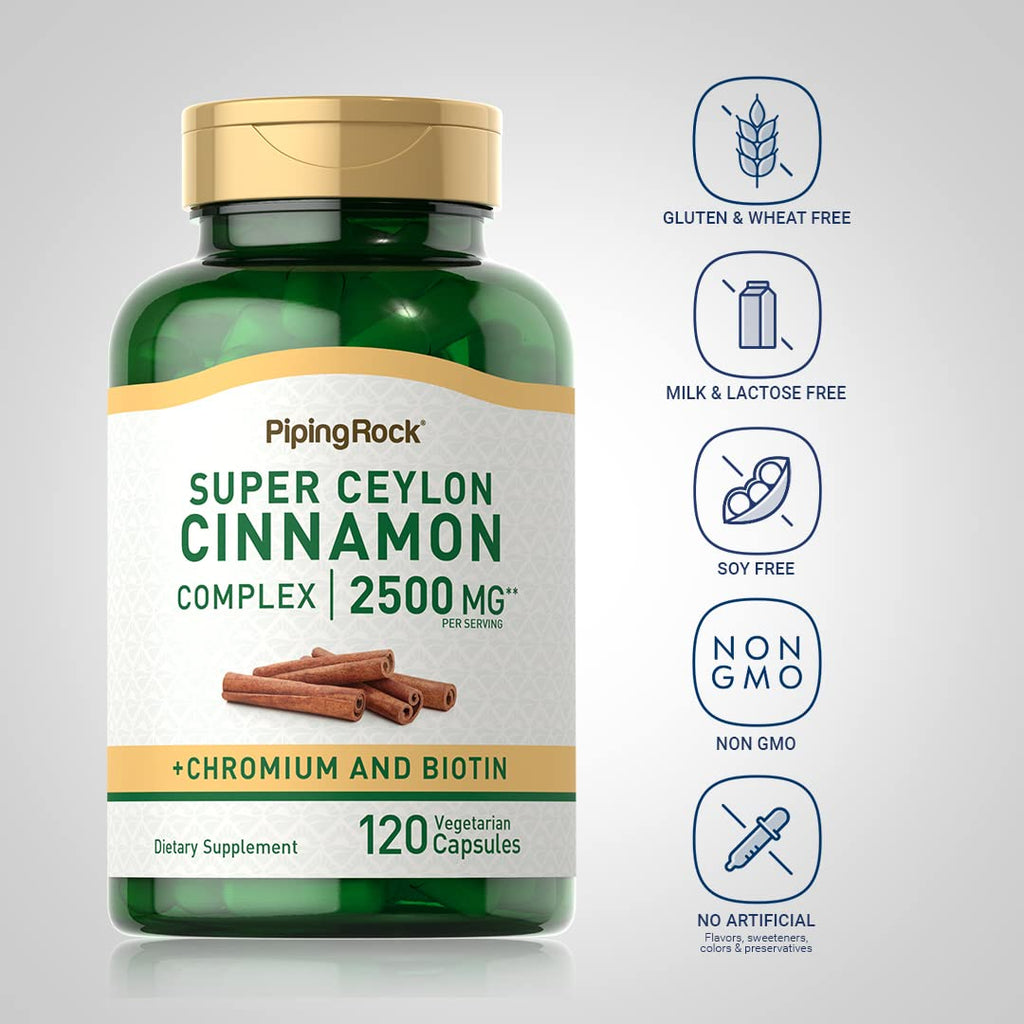 Ceylon Cinnamon Capsules 120 Pills L3021