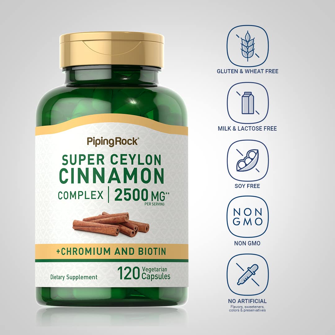 Ceylon Cinnamon Capsules 120 Pills L3021