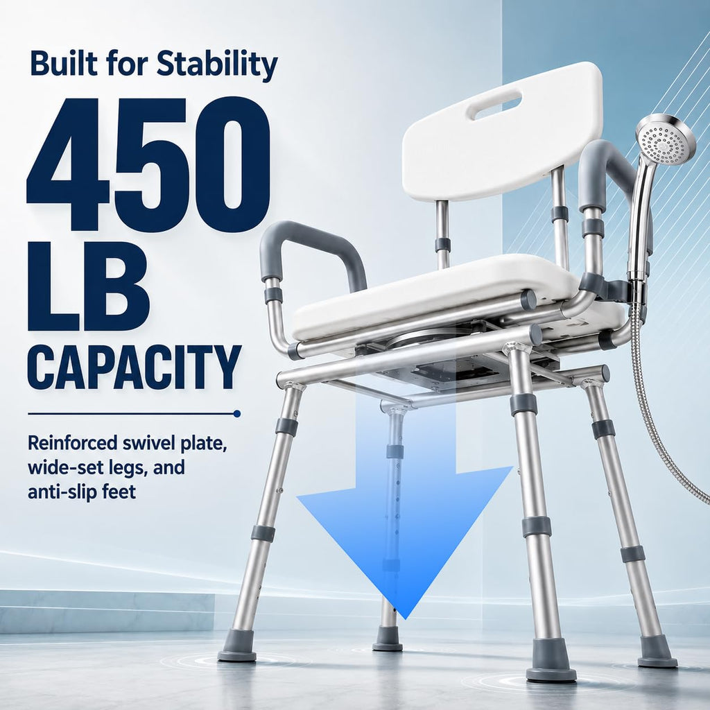 Adjustable Swivel Shower Chair Q270