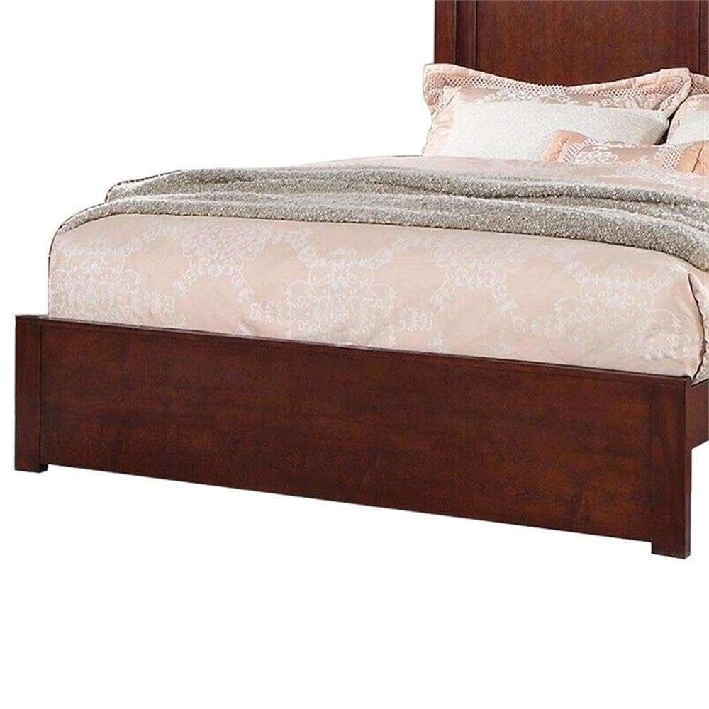 California King Solid Wood Platform Bed with Underbed Storage E5887