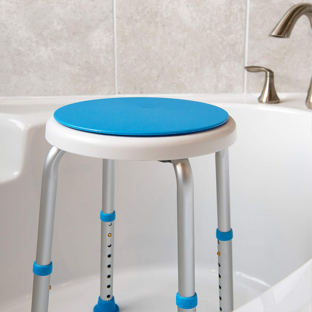 Adjustable Swivel Shower Stool Bench with Anti-Slip Rubber Tips Z4530