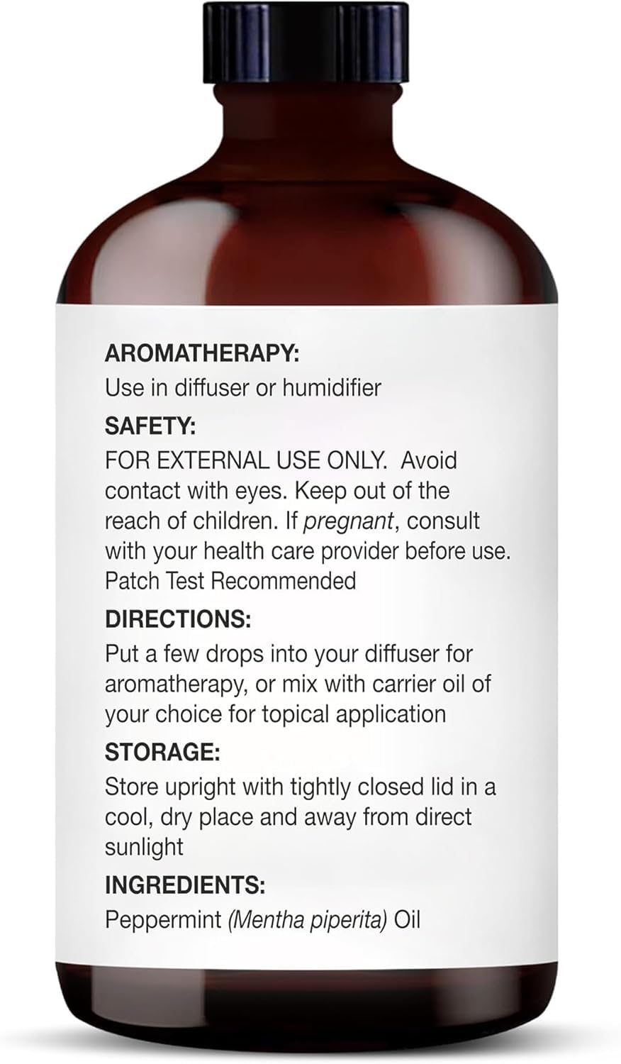 Peppermint and Lemon Essential Oil 4 Fl Oz Y4323