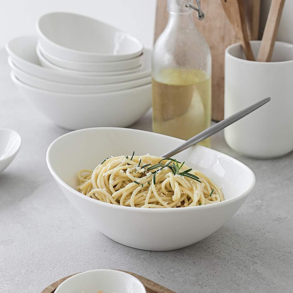 9.25" Oval Serving Bowls Set of 4 S688