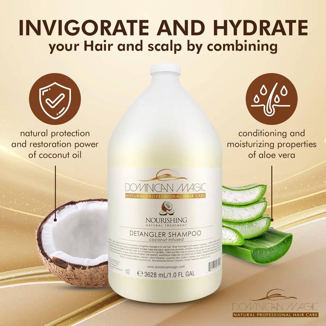 Coconut Oil Aloe Vera Shampoo and Conditioner 1 Gal x 2 C26176