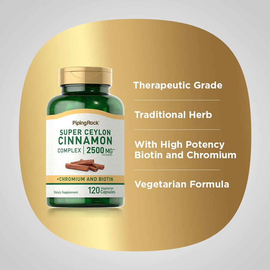 Ceylon Cinnamon Capsules 120 Pills L3021
