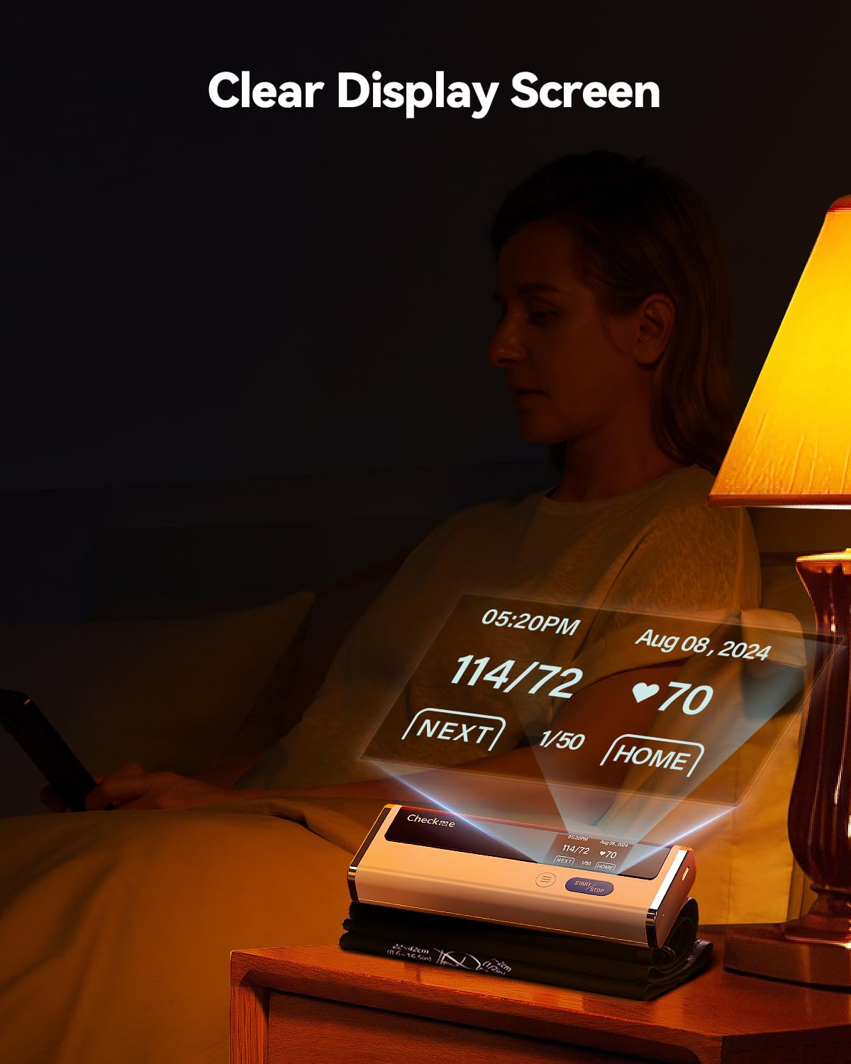 Upper Arm Blood Pressure Monitor with Bluetooth Cuff R10877