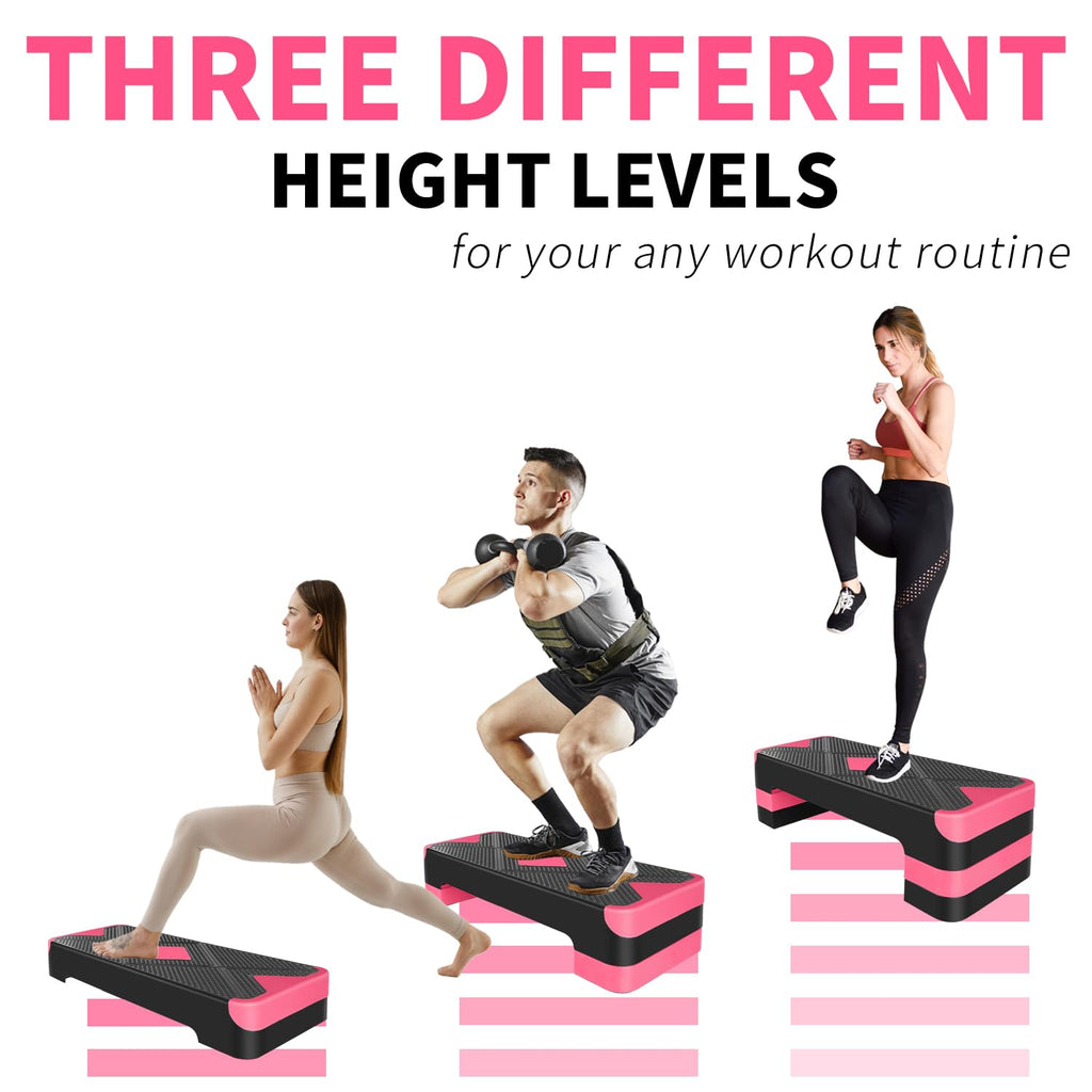 27" Adjustable Aerobic Exercise Step Platform C468