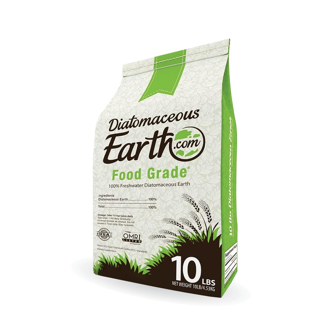 Food Grade Diatomaceous Earth 10lb Organic Powder K990881