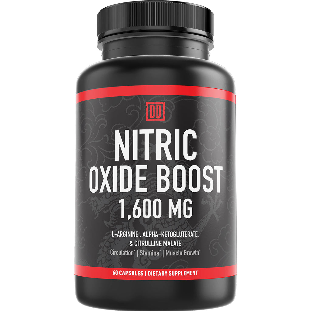 Nitric Oxide Booster Supplement 1600mg 60 Count H81102