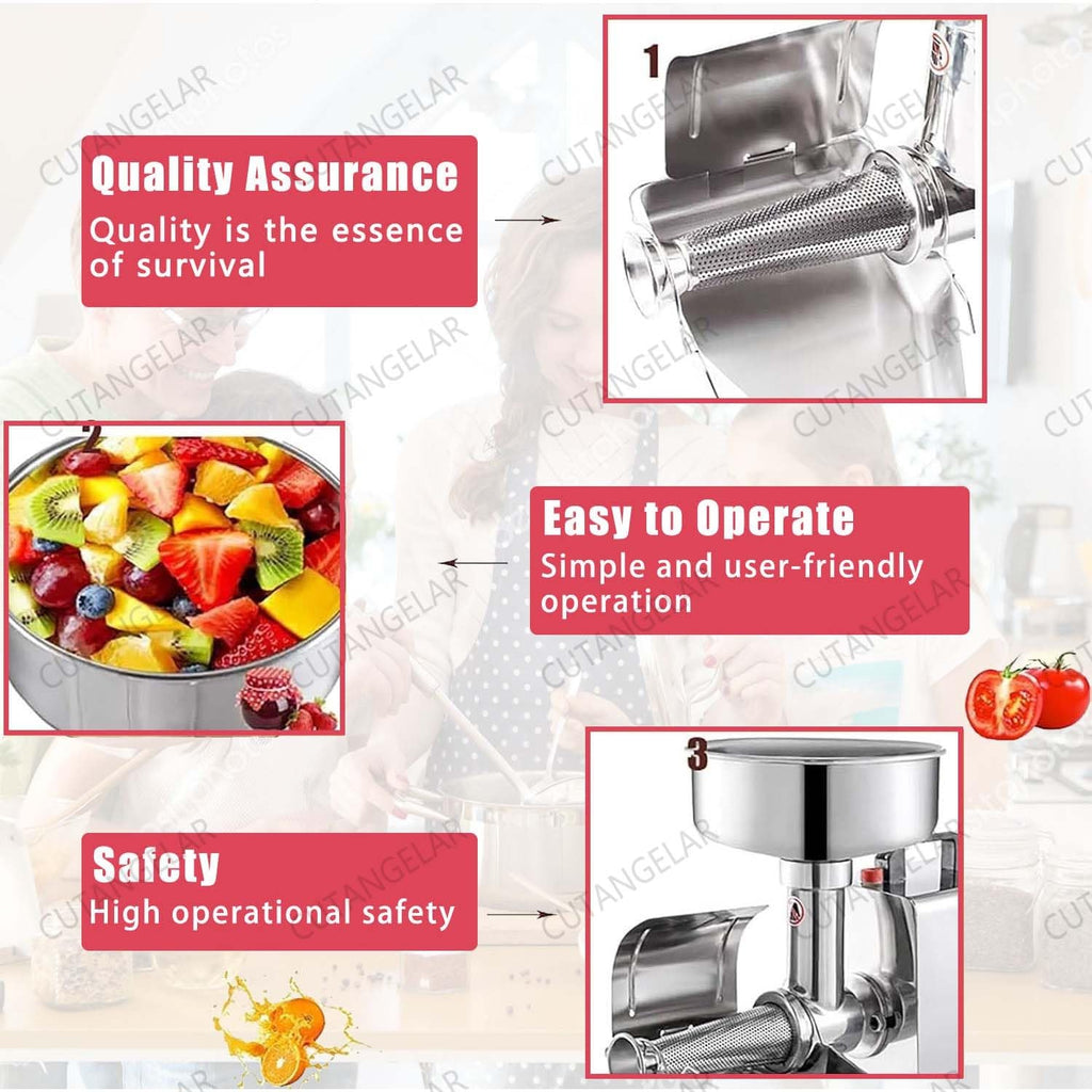 450W Electric Food Press with Steel Filter S5979