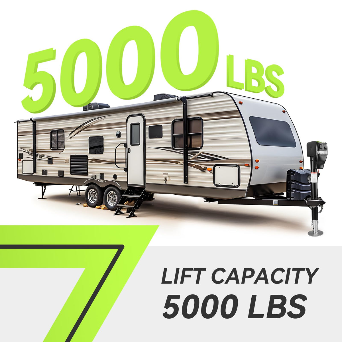 Electric A-Frame Trailer Jack 18" Lift J2976
