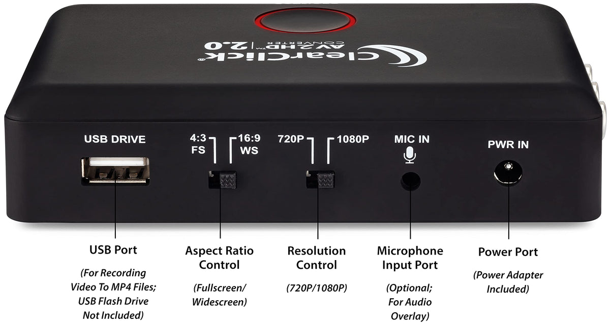 AV RCA to HDMI Converter & Recorder G849