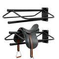 Wall Mount Metal Saddle Rack with Pad Bar N9087