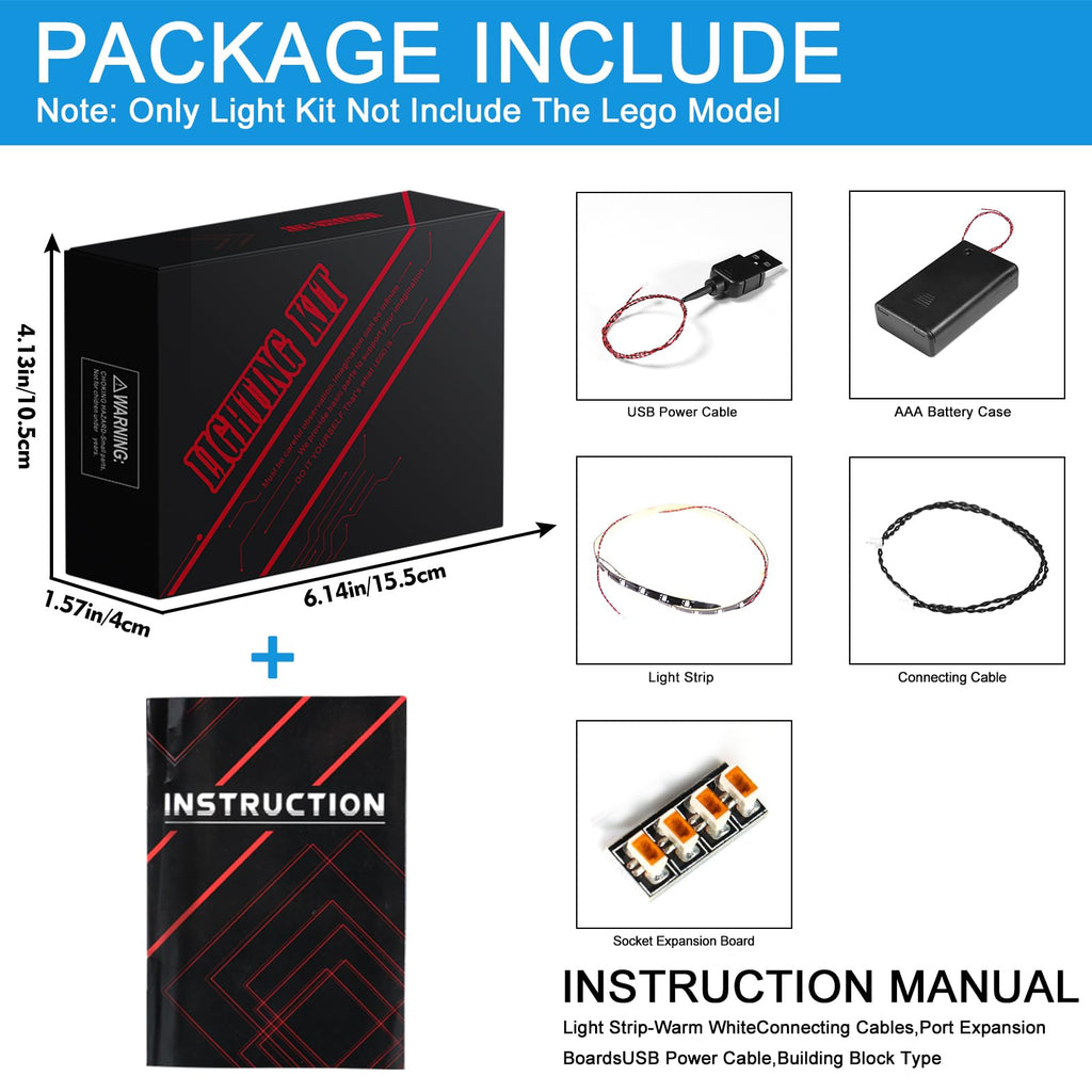 Led Light Kit for Building Set V9314