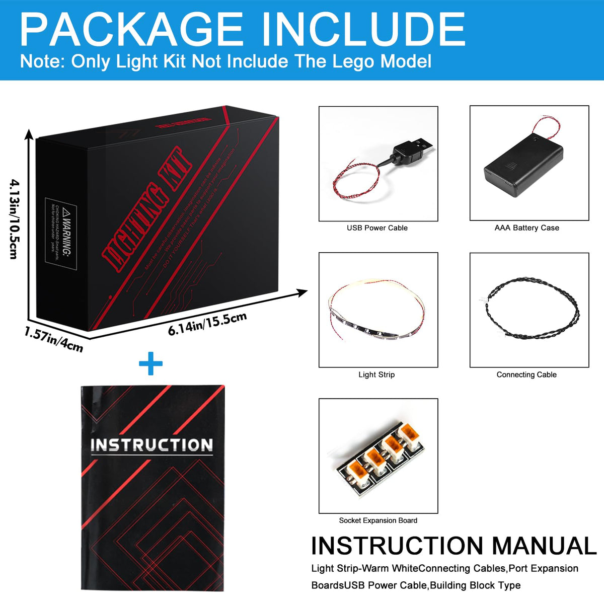 Led Light Kit for Building Set V9314